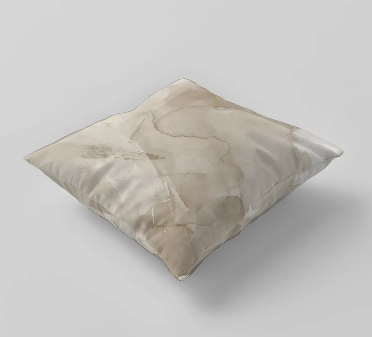 Pennellate di beige 4 cuscino da NouveauPrints