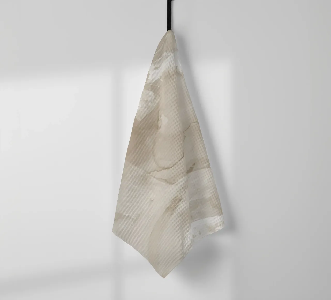 Pennellate di beige 4 canovaccio da cucina da NouveauPrints