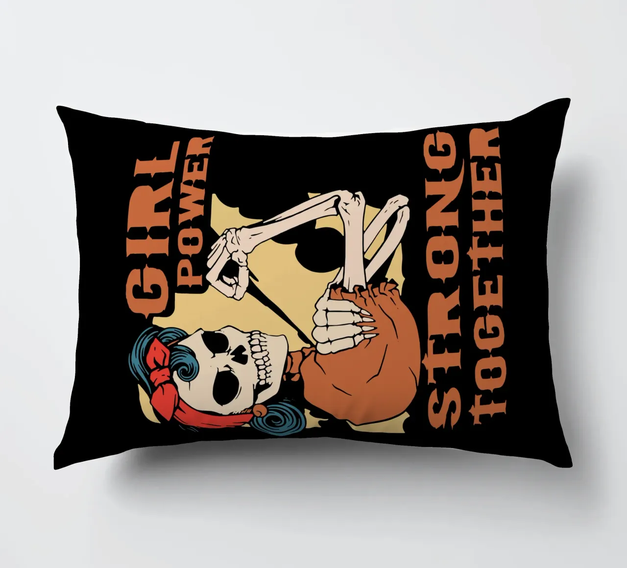 Girl Power decorative cushion by Gunawan Rb