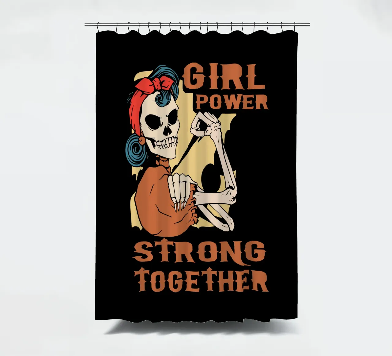 Girl Power Duschvorhang von Gunawan Rb