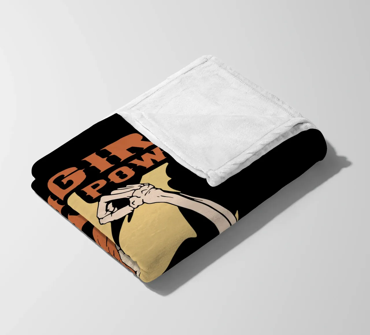 Girl Power fleece blanket by Gunawan Rb