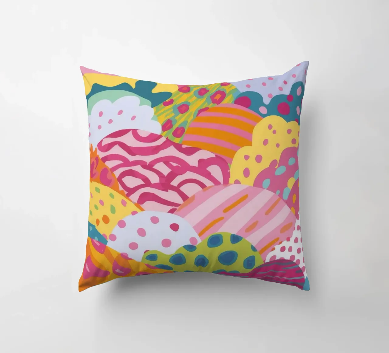 Quilt met speelse wolken kussen van Zep Layers