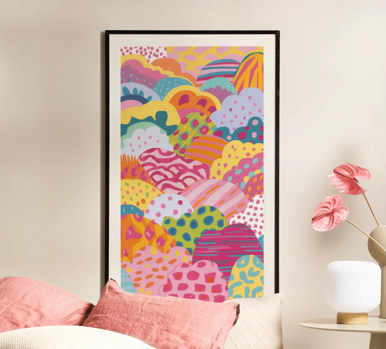 Playful Cloud Quilt poster by Zep Layers
