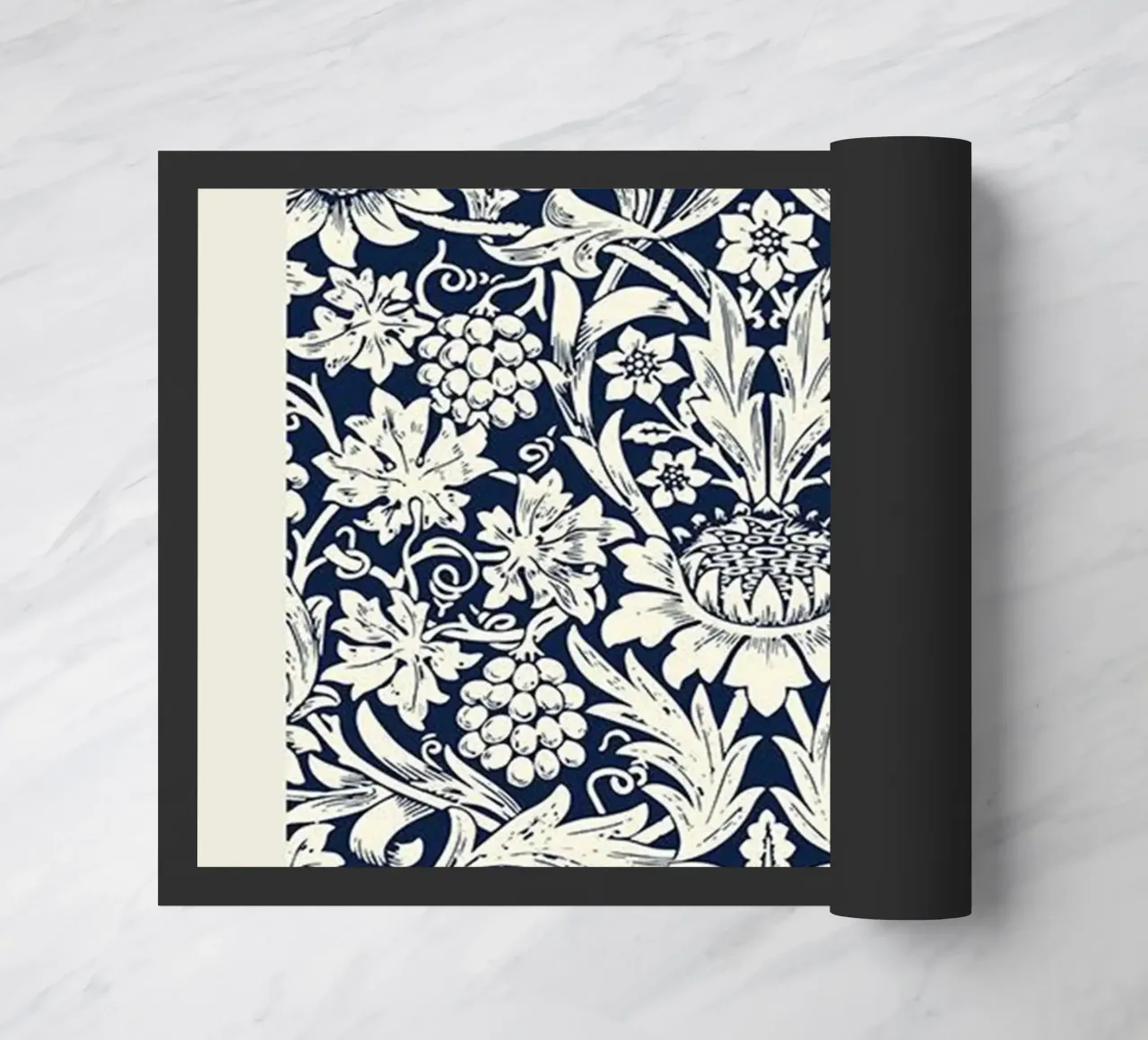 schets zonnebloem william morris ontwerp deurmat van komo store