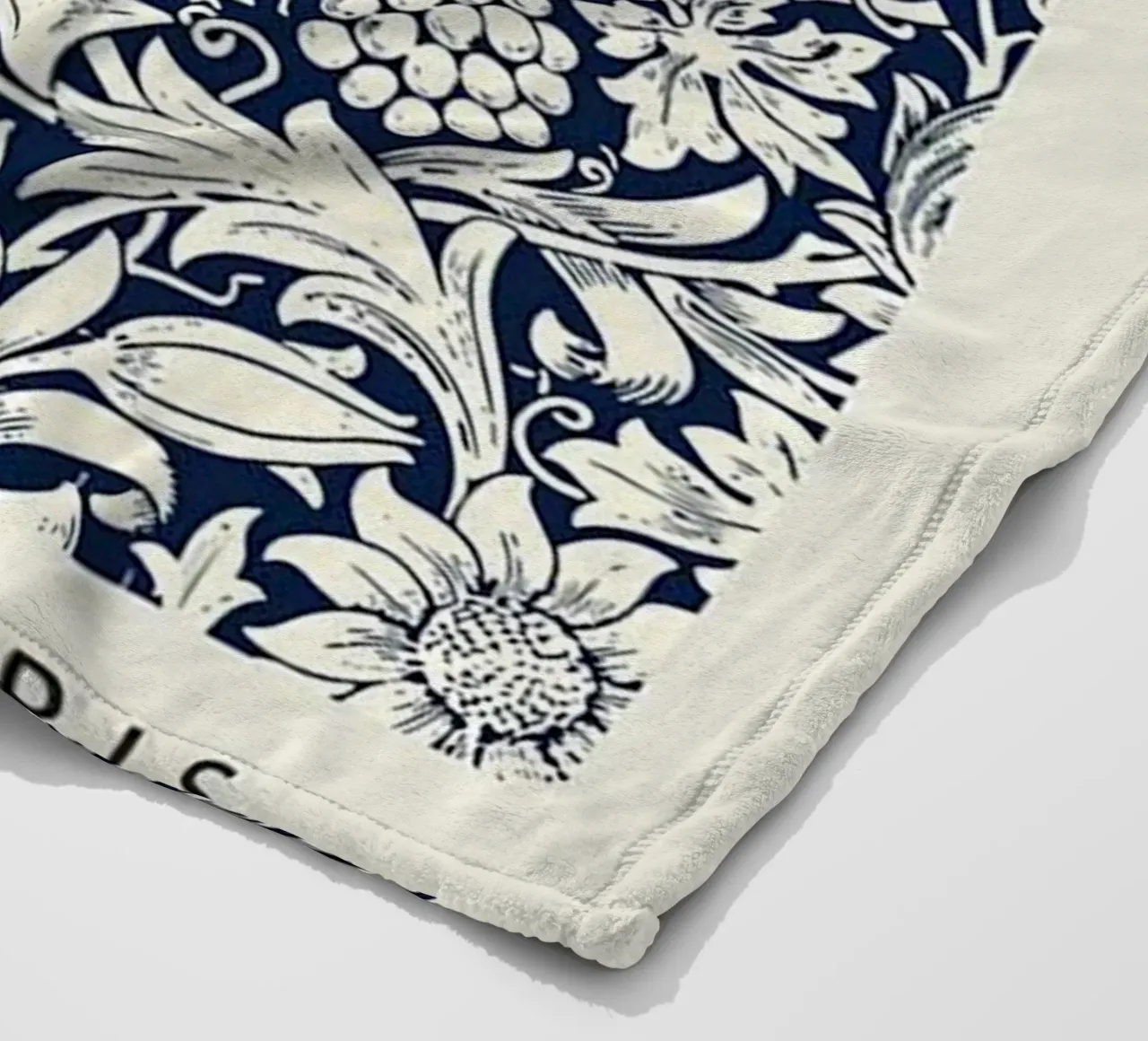 schets zonnebloem william morris ontwerp fleecedeken van komo store