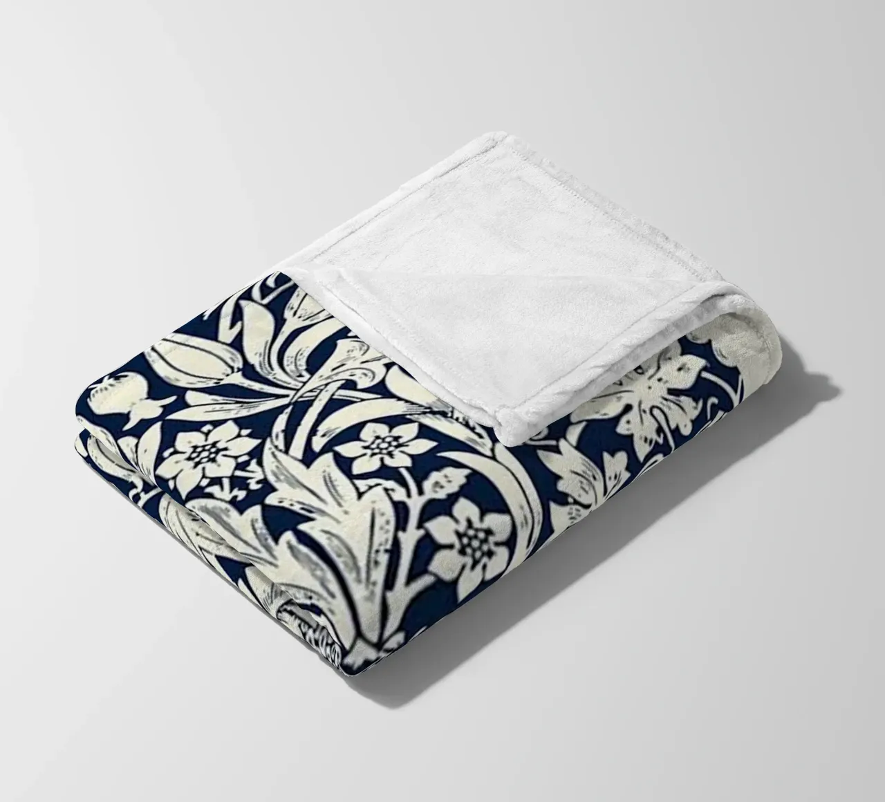 schets zonnebloem william morris ontwerp fleecedeken van komo store