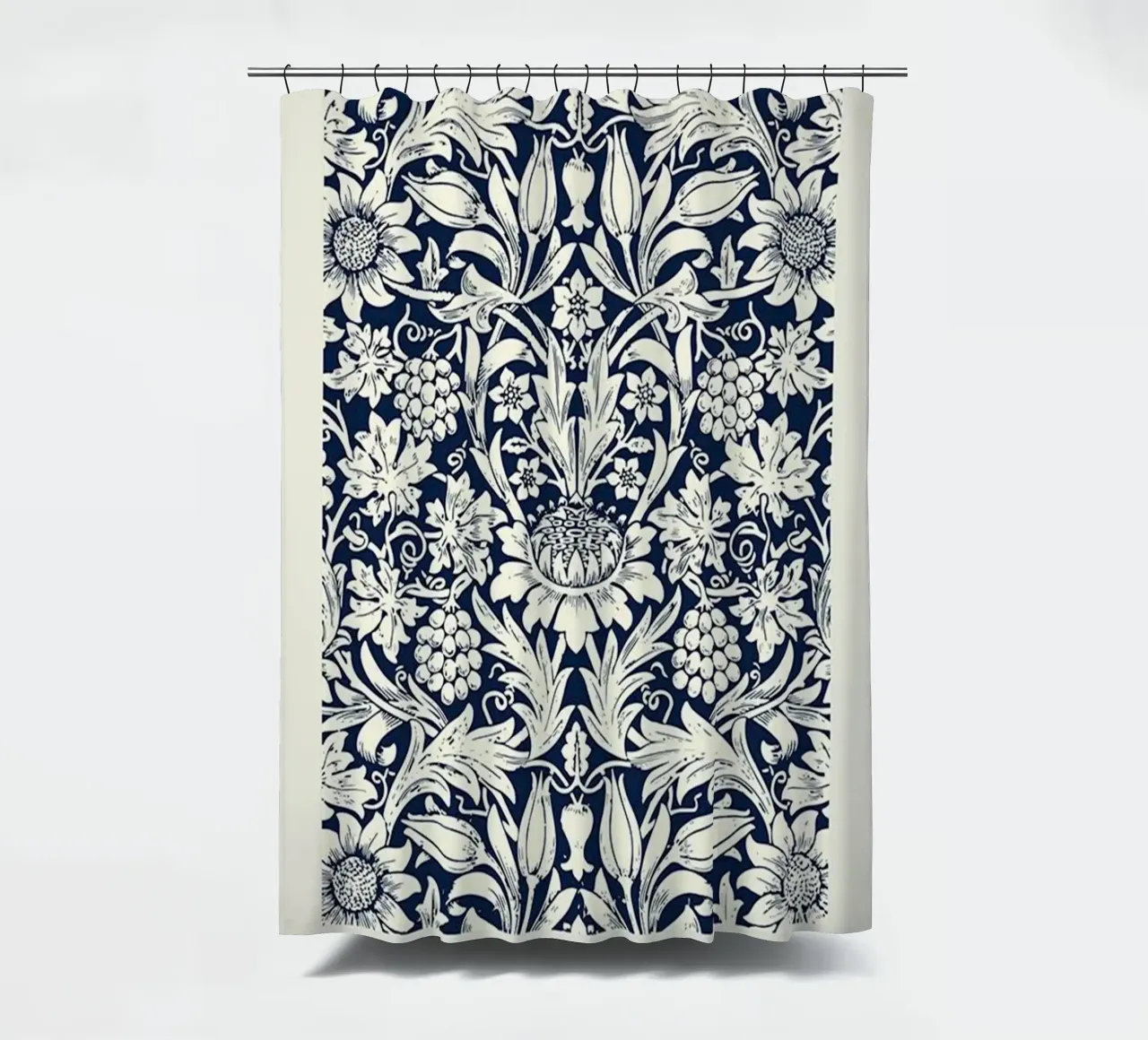 croquis de tournesol william morris design rideau de douche de komo store