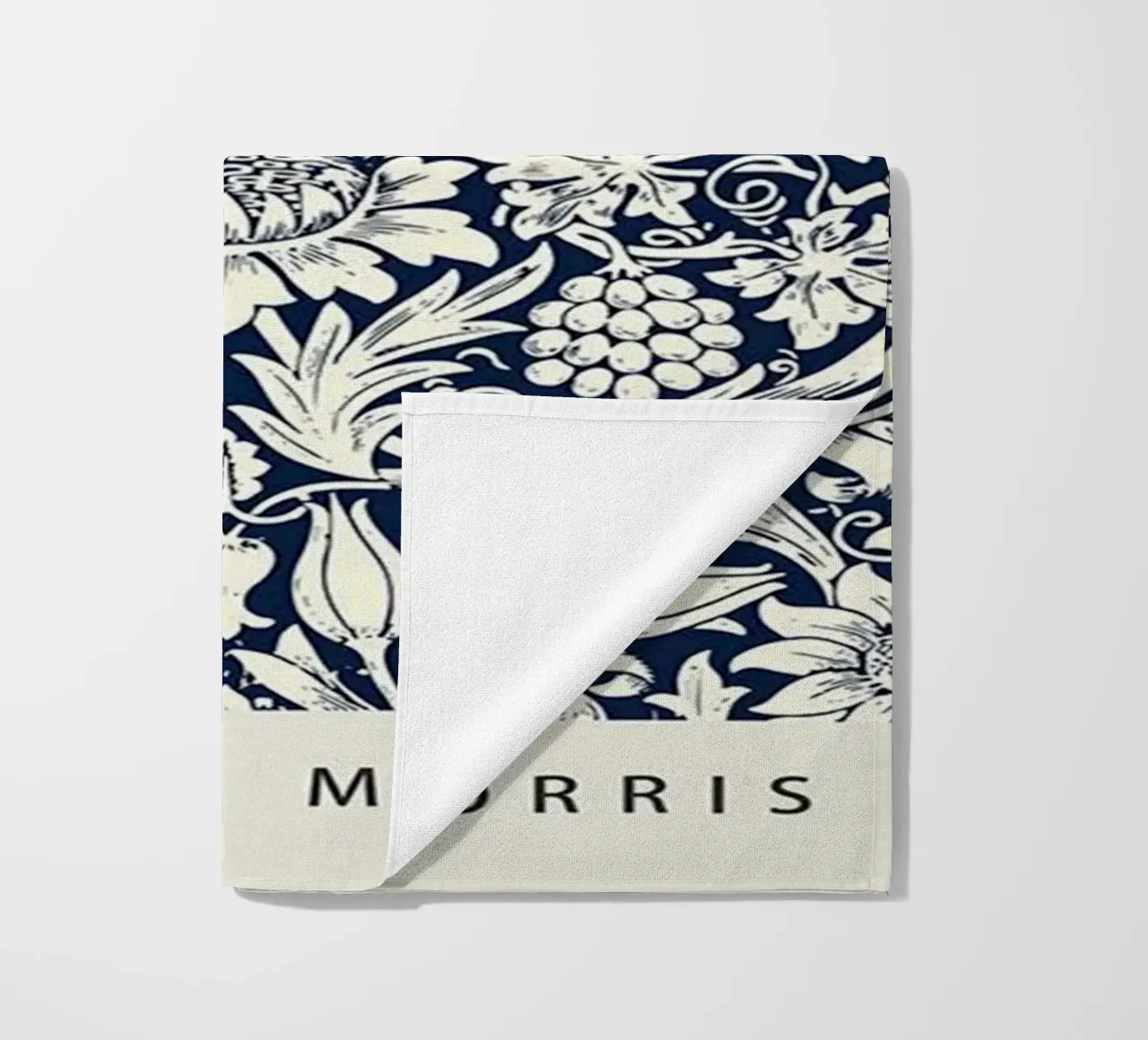schets zonnebloem william morris ontwerp strandhanddoek van komo store