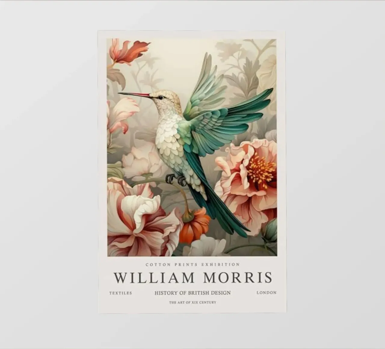 colibrì piccolo william morris telo in pvc da komo store
