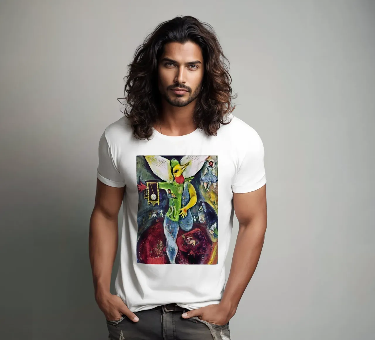 Il giocoliere, 1943 - di Marc Chagall t-shirt da DuncanBennett shop