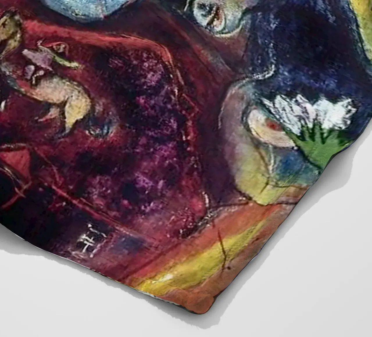 Il giocoliere, 1943 - di Marc Chagall coperta in pile da DuncanBennett shop