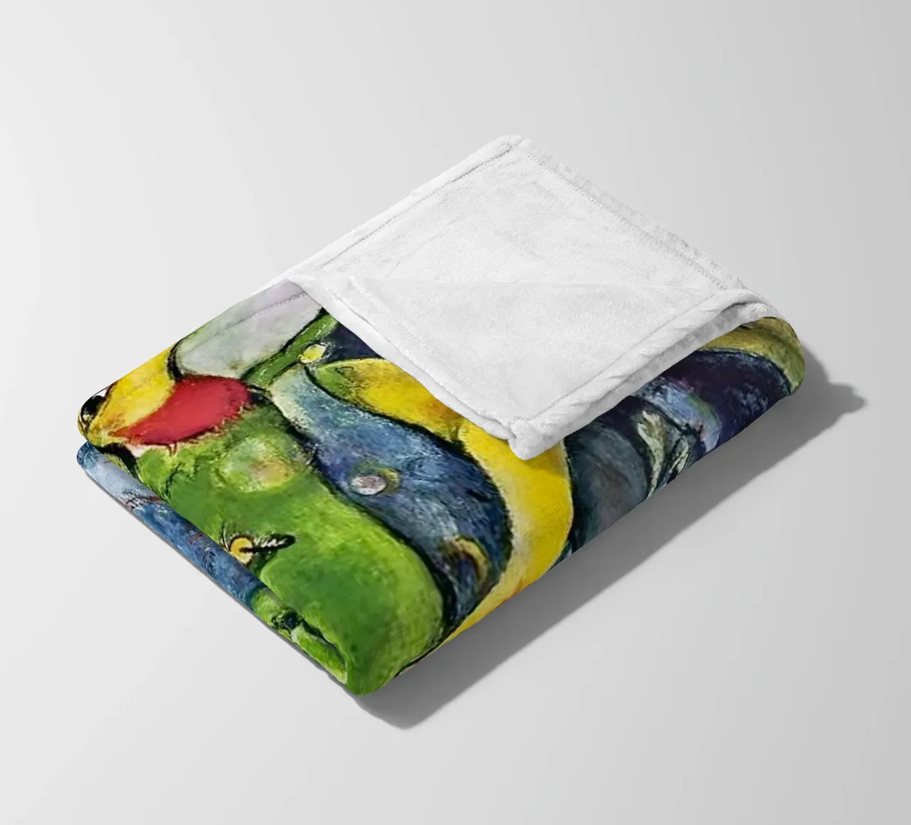 Il giocoliere, 1943 - di Marc Chagall coperta in pile da DuncanBennett shop