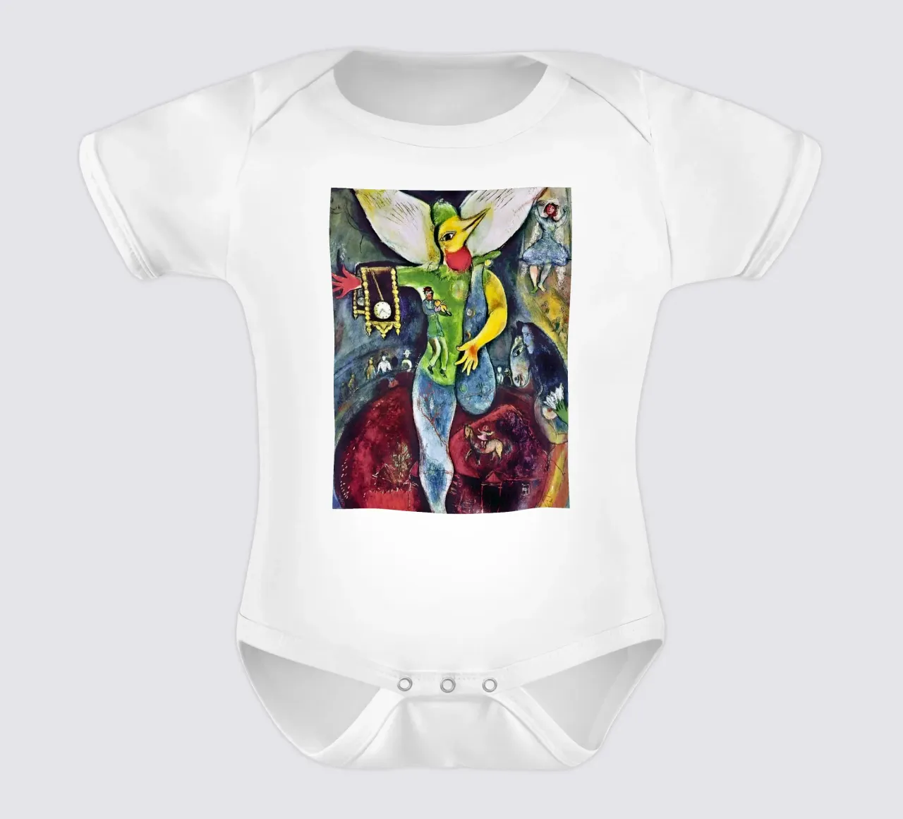 Il giocoliere, 1943 - di Marc Chagall body neonato maniche corte da DuncanBennett shop