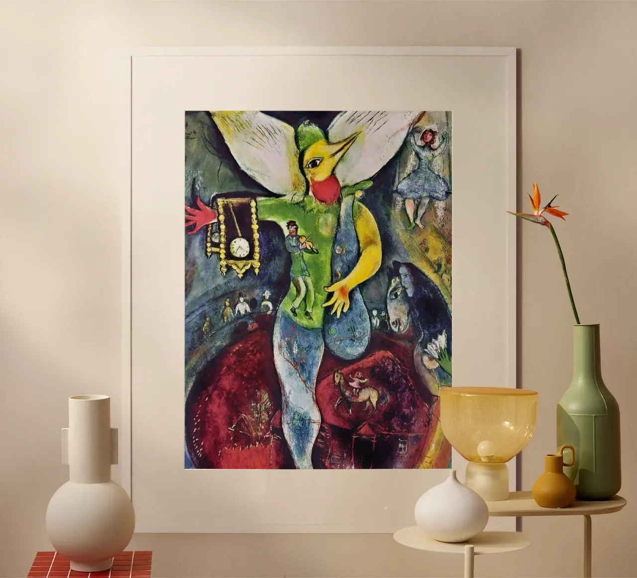 Der Gaukler, 1943 - von Marc Chagall Hahnemühle von DuncanBennett shop