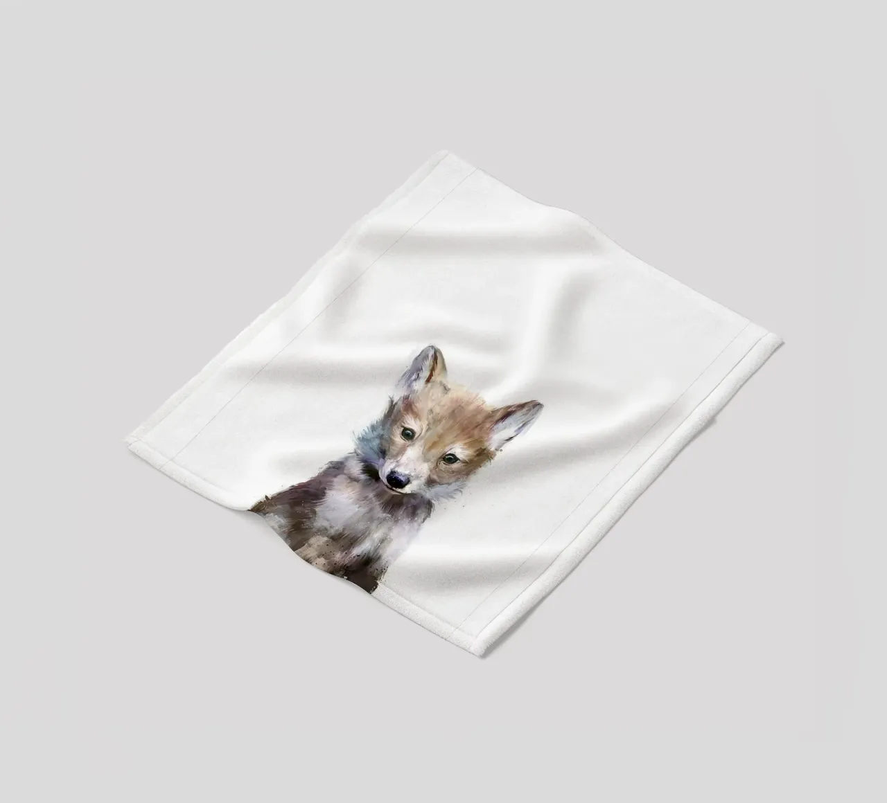 immagine animale volpe fauna selvatica amy hamilton coperta in pile da kbm store