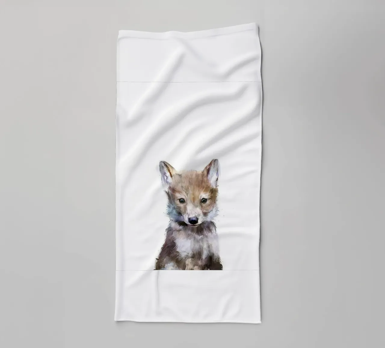 immagine animale volpe fauna selvatica amy hamilton asciugamano da bagno da kbm store