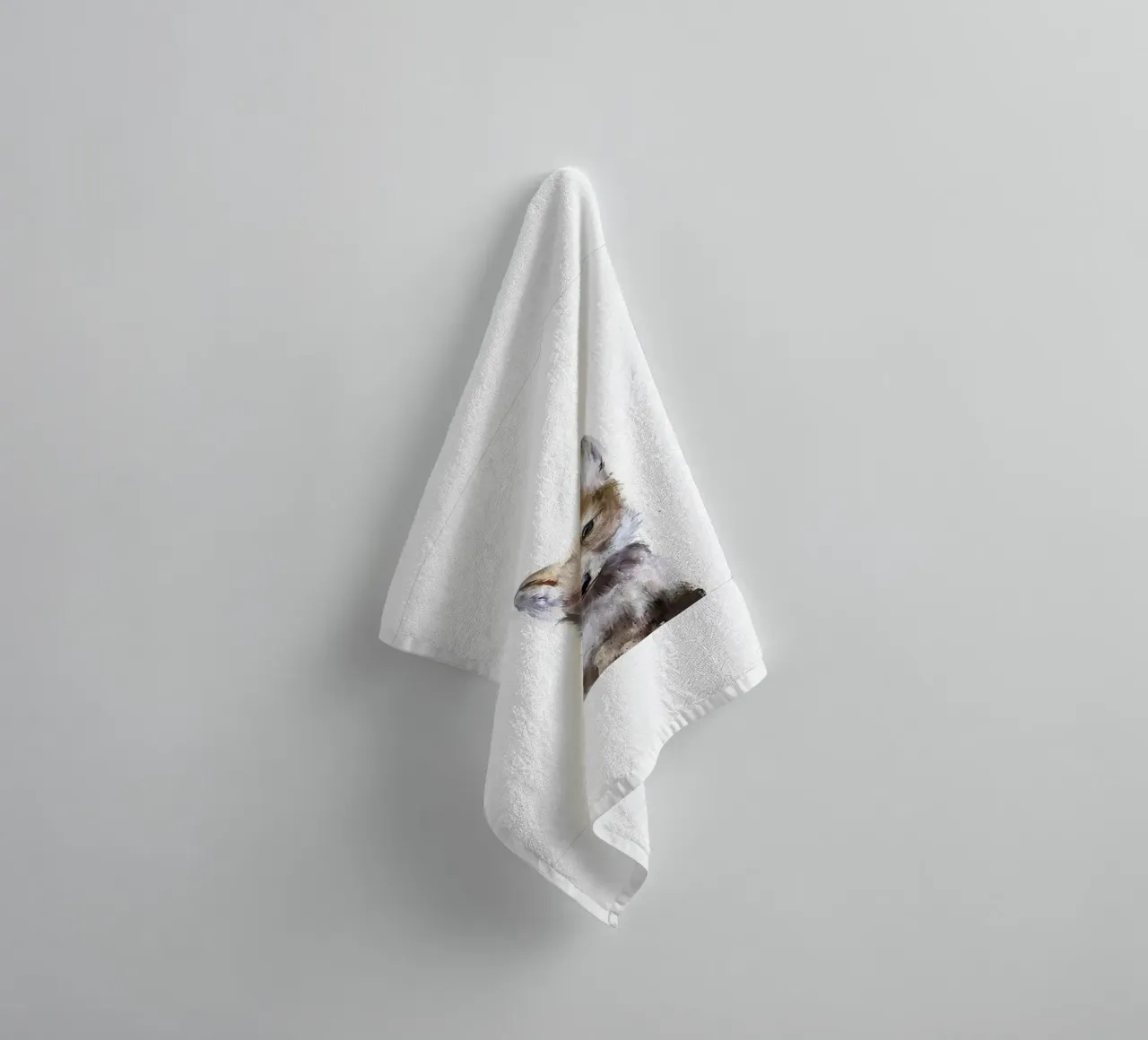 immagine animale volpe fauna selvatica amy hamilton asciugamano da bagno da kbm store