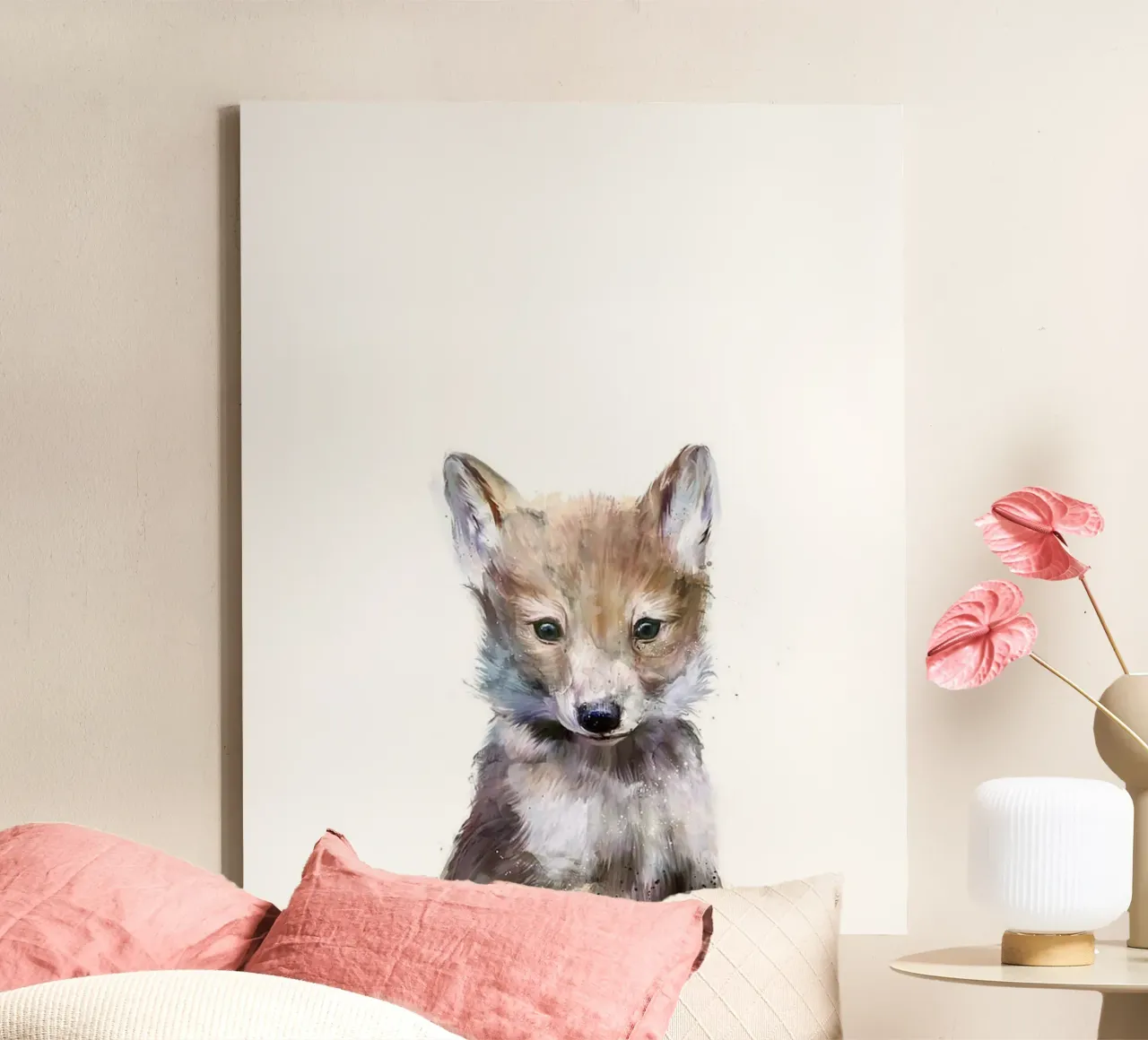 immagine animale volpe fauna selvatica amy hamilton tela da kbm store