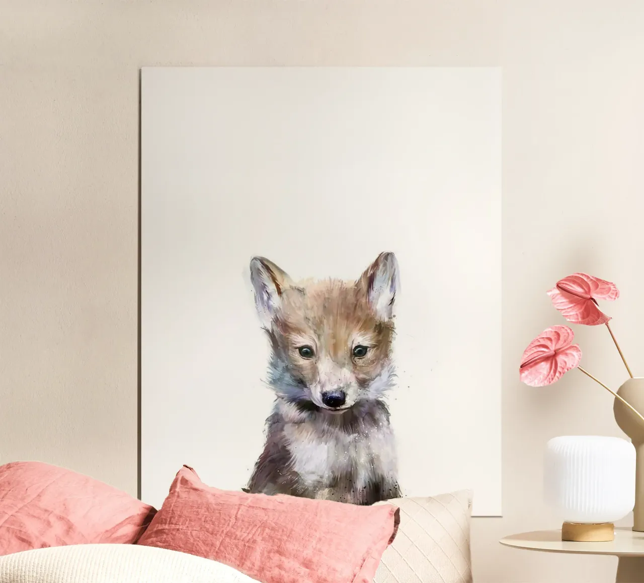 immagine animale volpe fauna selvatica amy hamilton poster con telaio in alluminio da kbm store