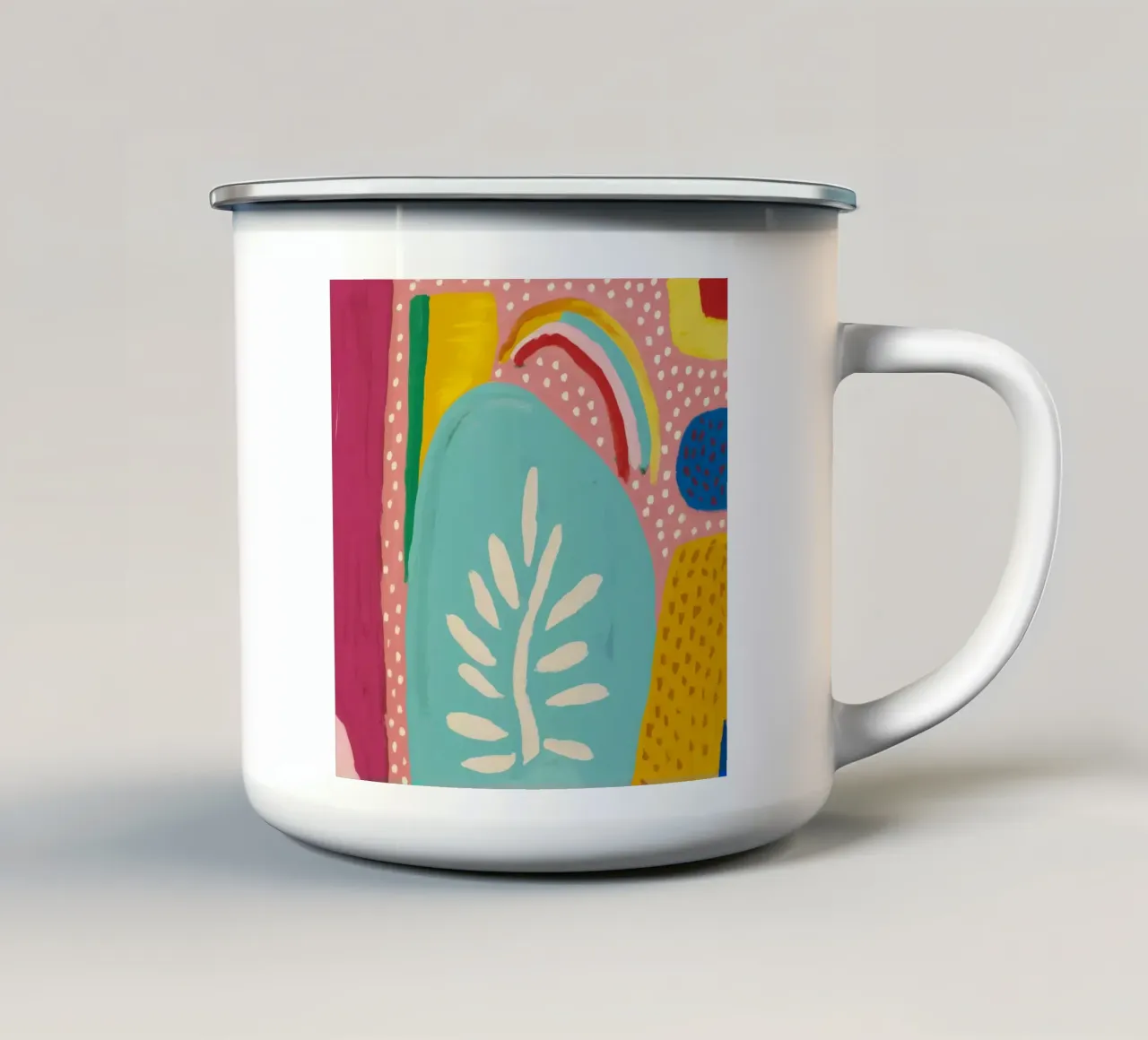 Eco di forma morbida tazza in smalto da Zep Layers