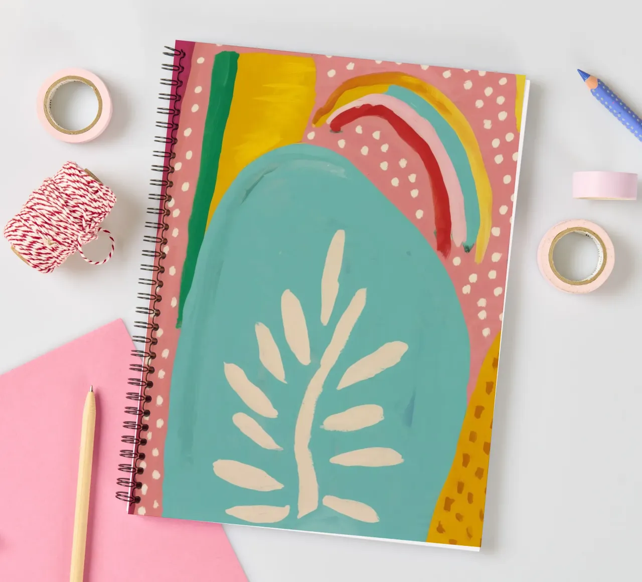 Soft Form Echo spiral notebook by Zep Layers