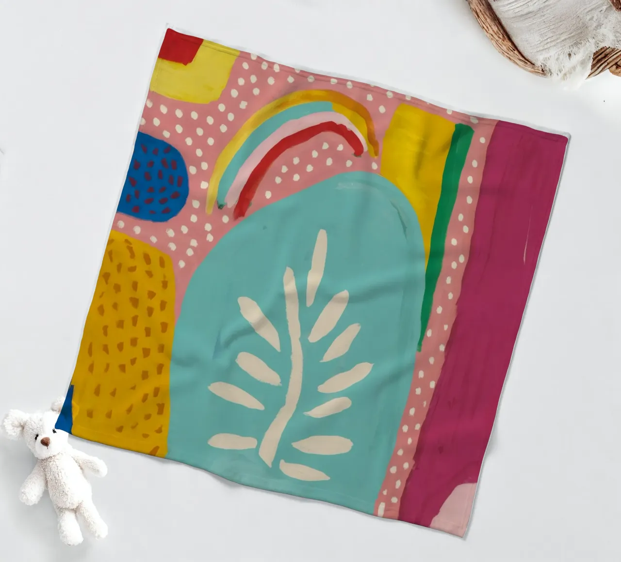 Zachte vorm Echo fleecedeken van Zep Layers