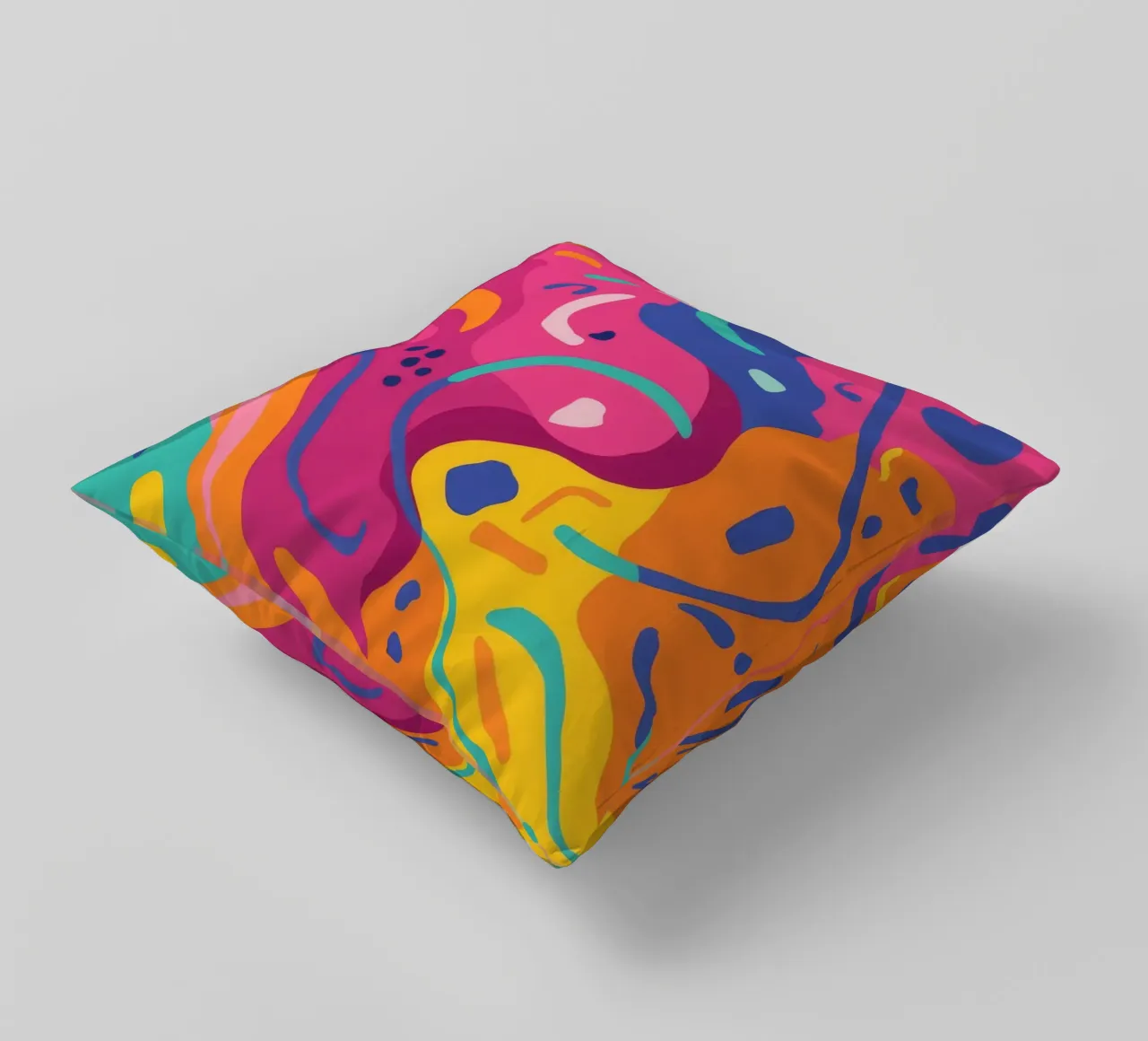 Rhythm of Chaos decorative cushion by Zep Layers