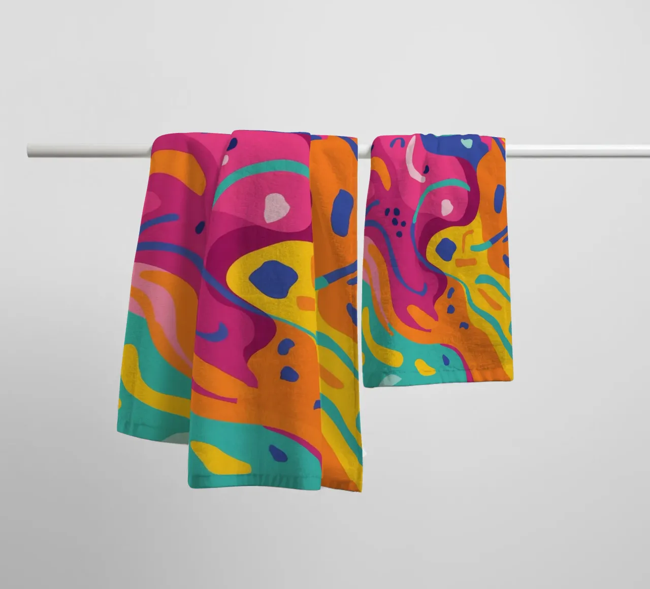 Rhythm of Chaos towel by Zep Layers