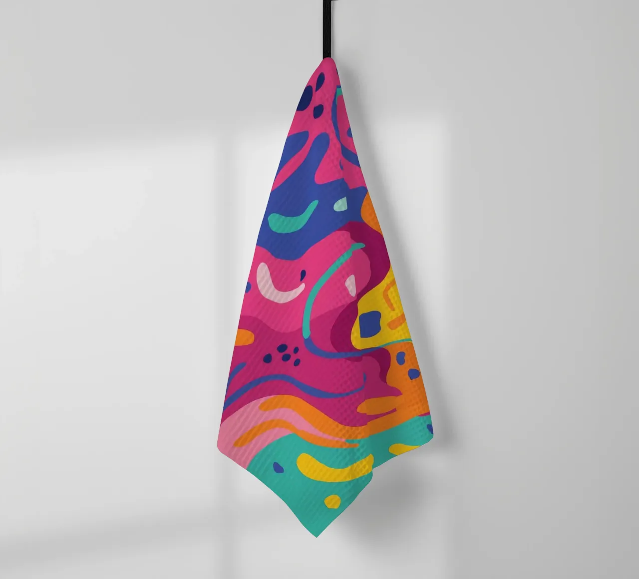 Rhythm of Chaos tea towel by Zep Layers