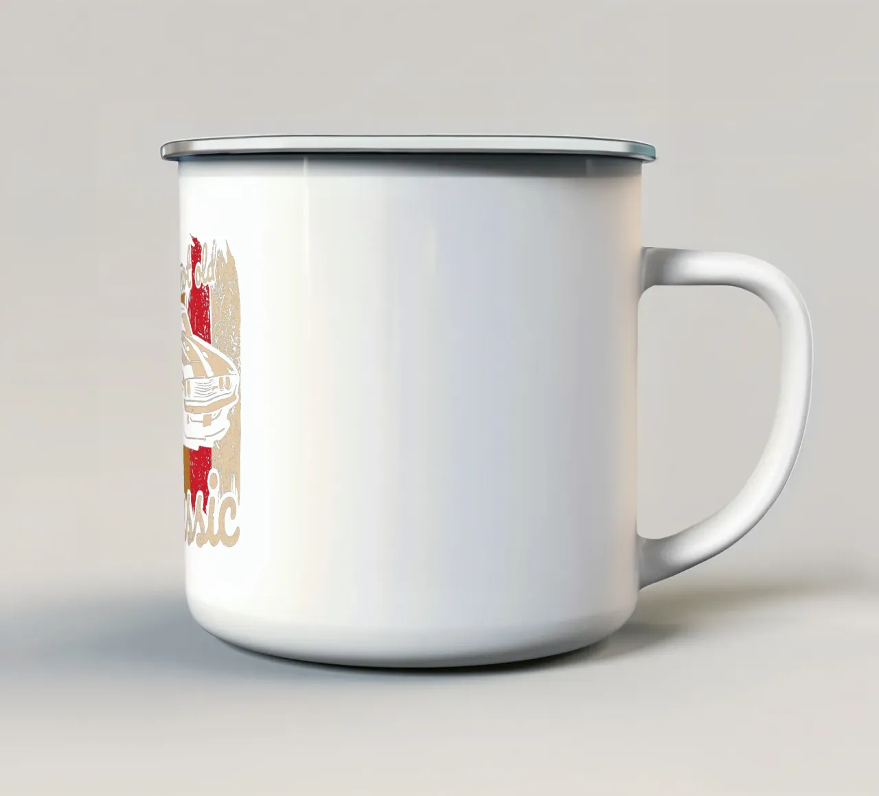 ich bin ein Klassiker Emaille Tasse von Gunawan Rb