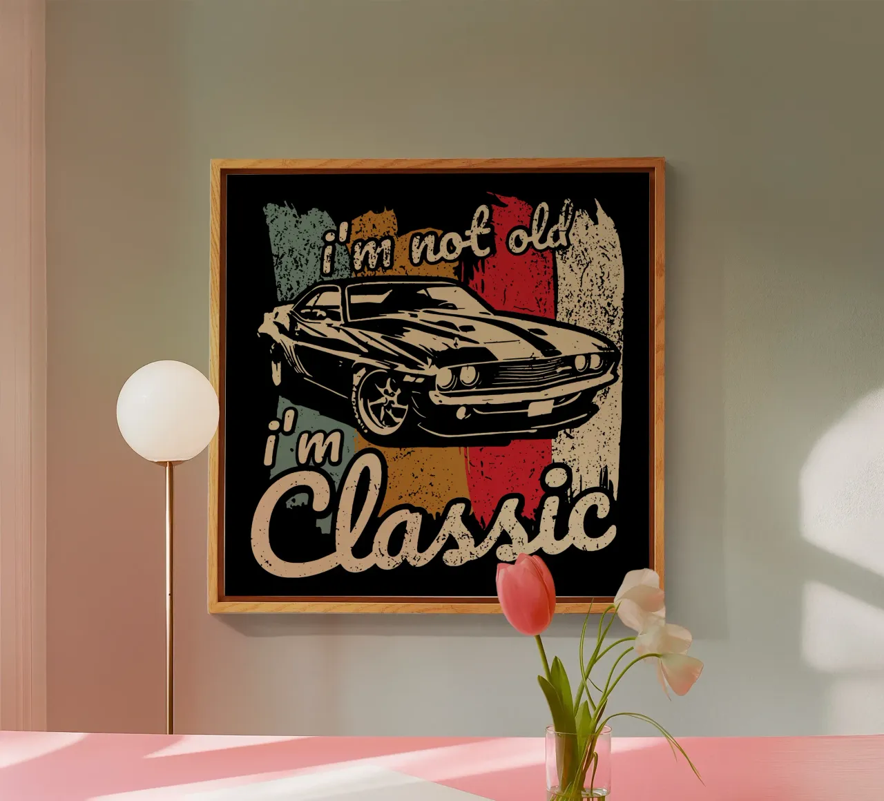 i'm Classic acrylic glass by Gunawan Rb