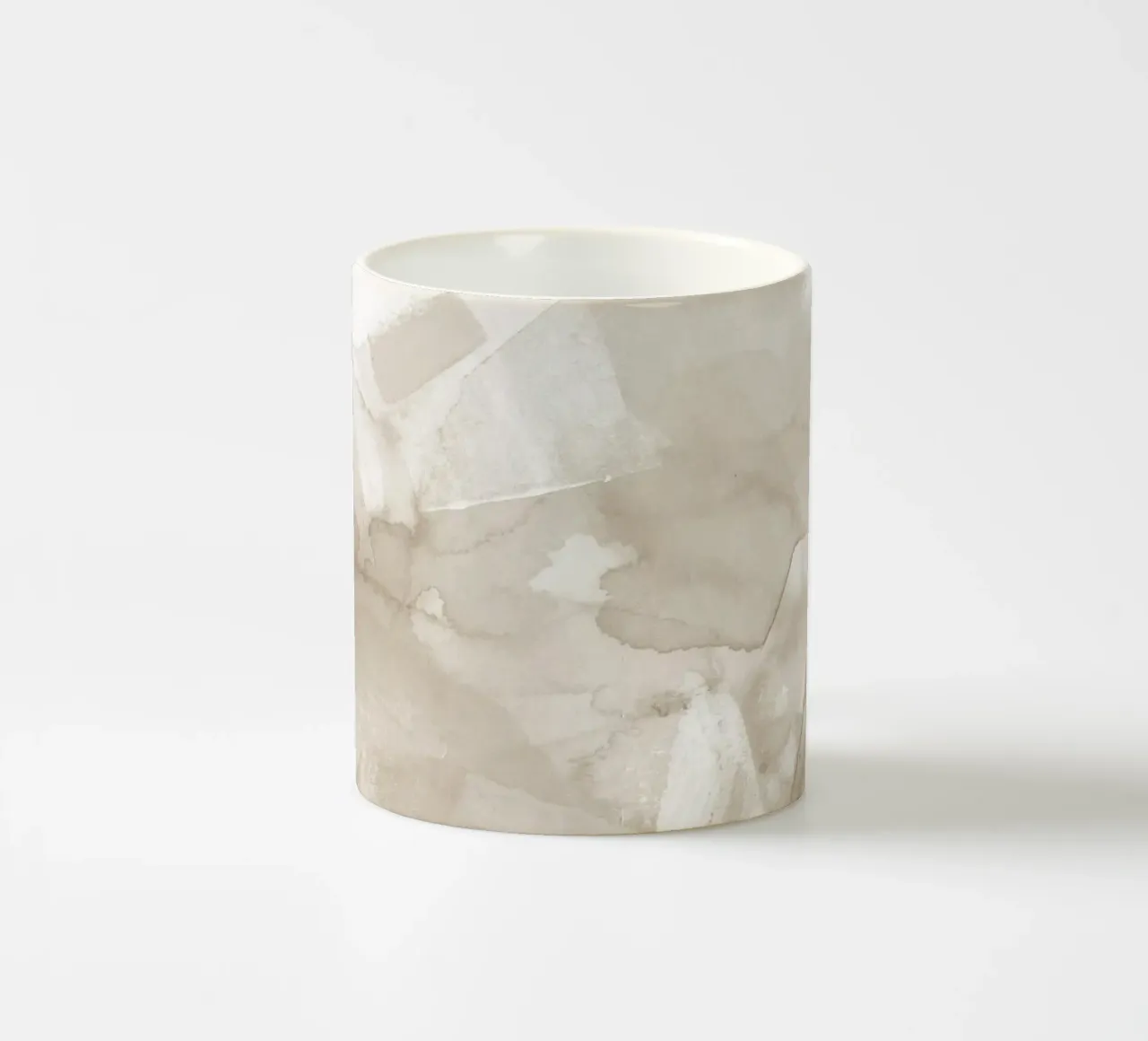 Pennellate di beige 5 tazza in ceramica da NouveauPrints