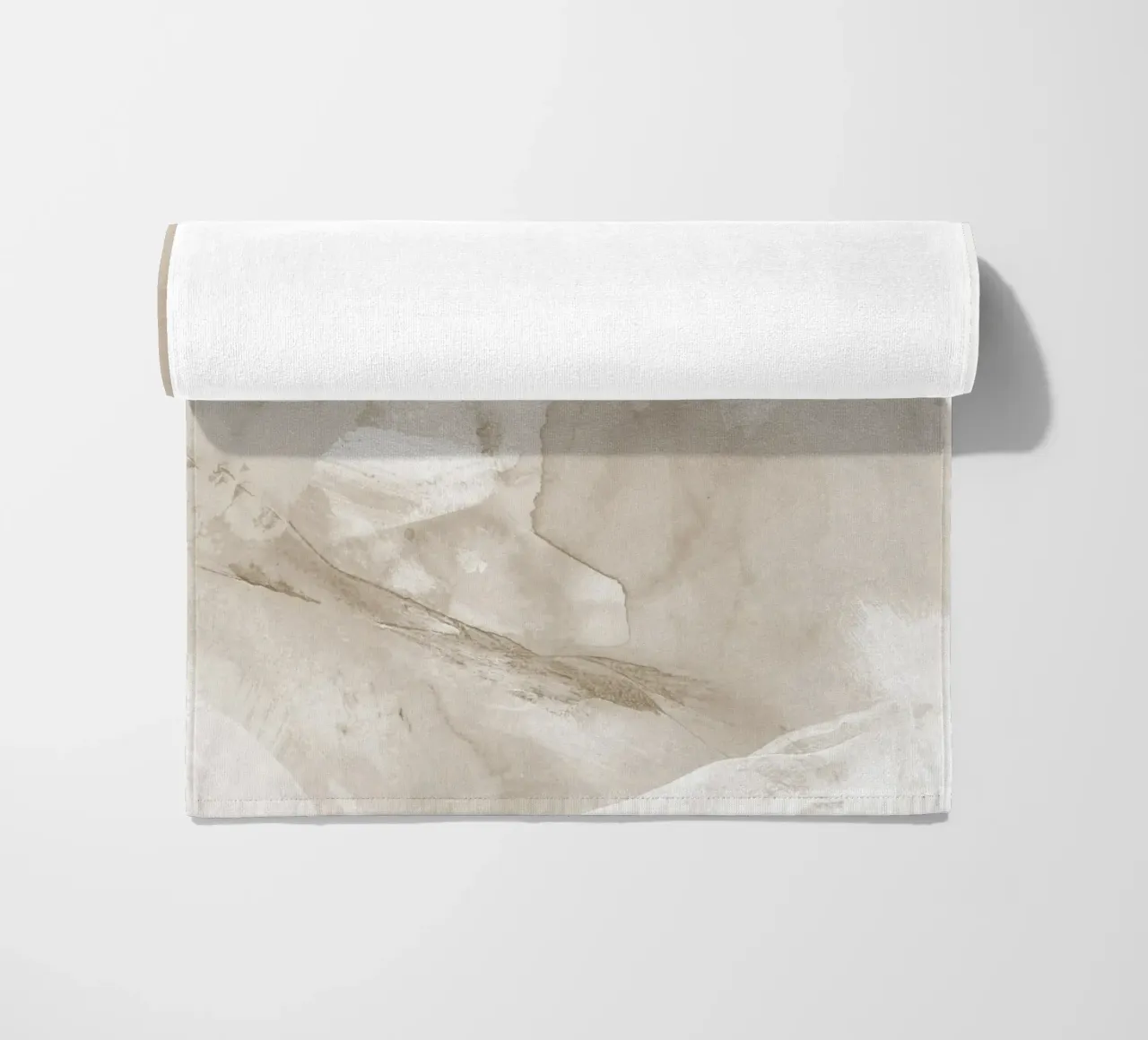 Pennellate di beige 5 telo mare da NouveauPrints