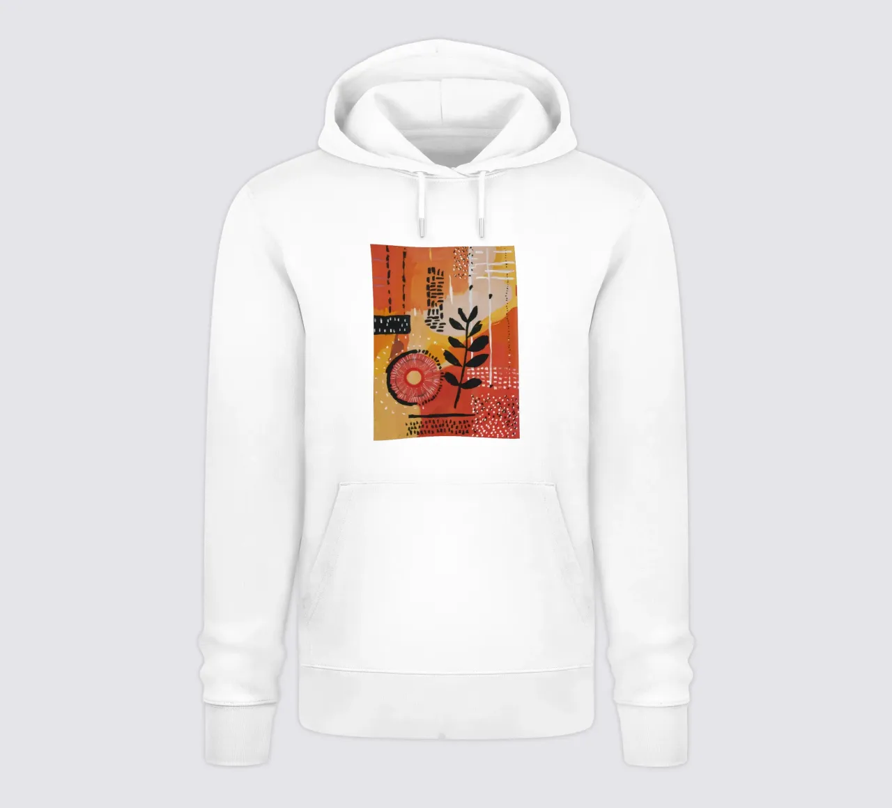 Griglia del ritmo primitivo felpa con cappuccio da Zep Layers