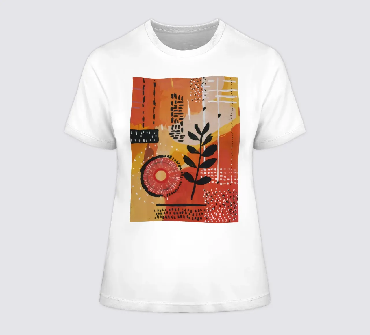 Primitive Rhythm Grid women's fitted t-shirt by Zep Layers