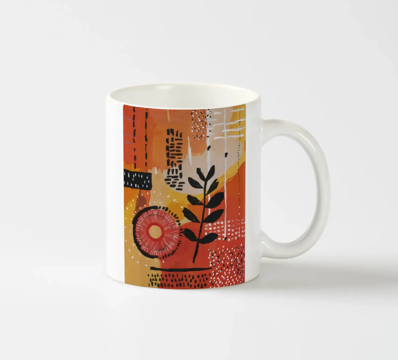 Griglia del ritmo primitivo tazza in ceramica da Zep Layers