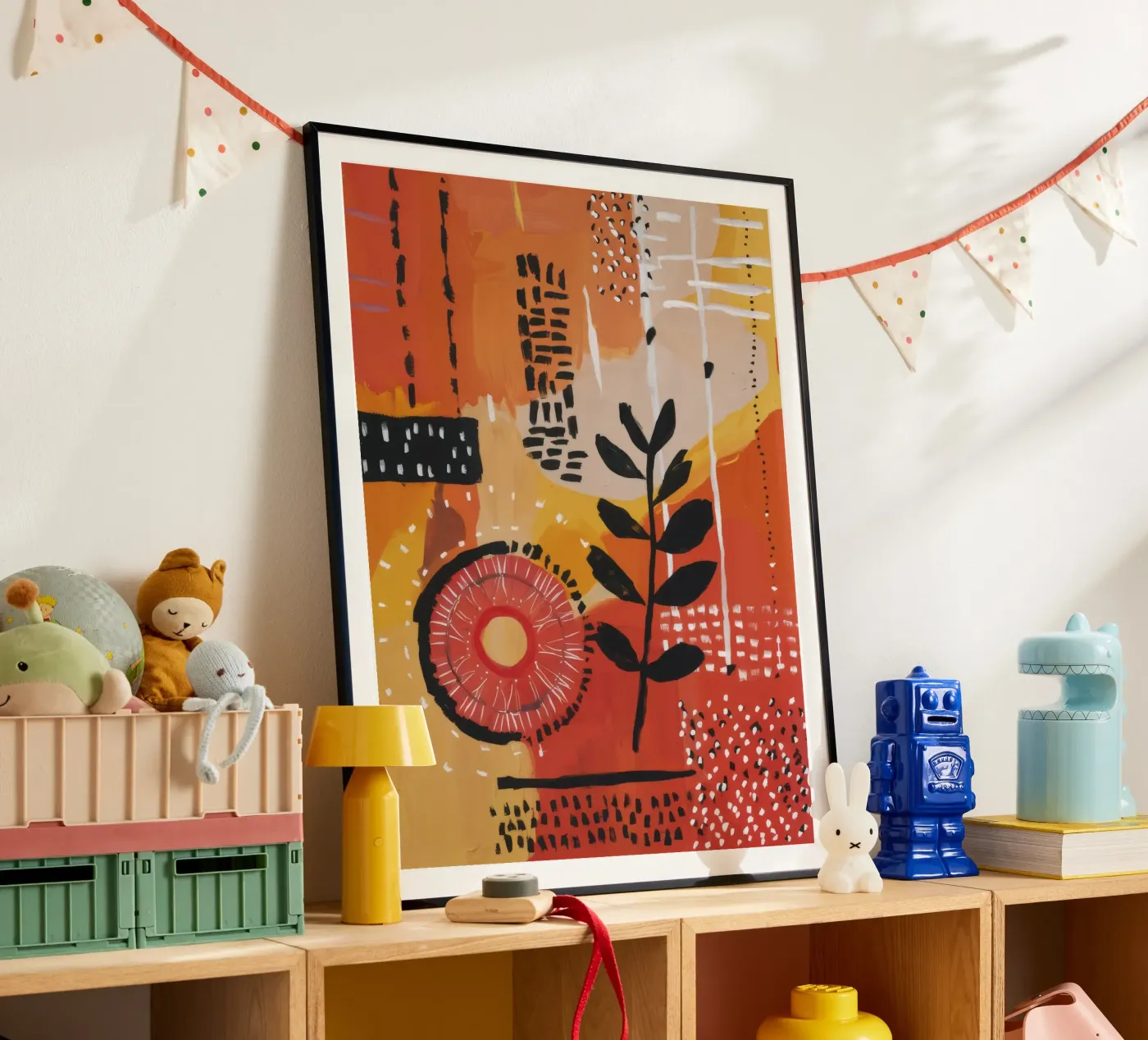 Primitive Rhythm Grid poster by Zep Layers