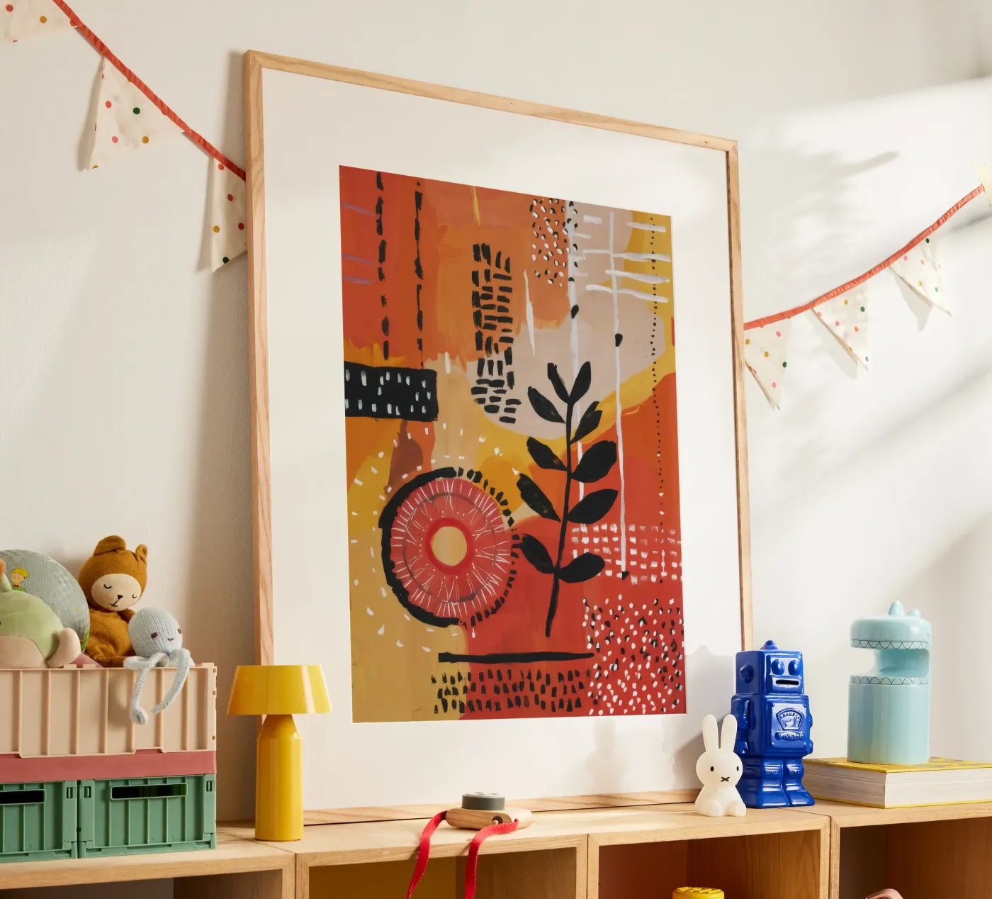Primitive Rhythm Grid poster by Zep Layers