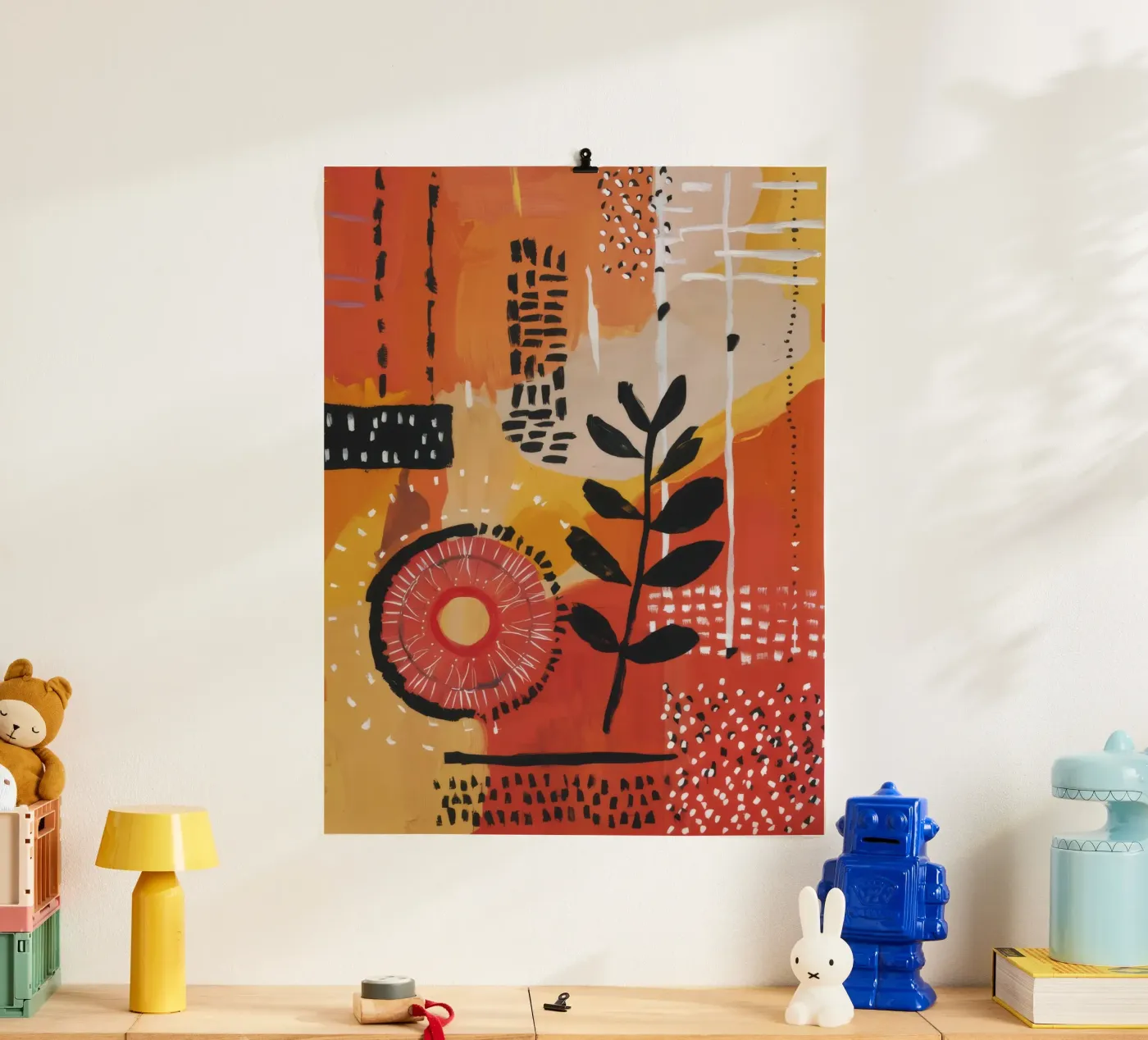 Primitive Rhythm Grid poster by Zep Layers