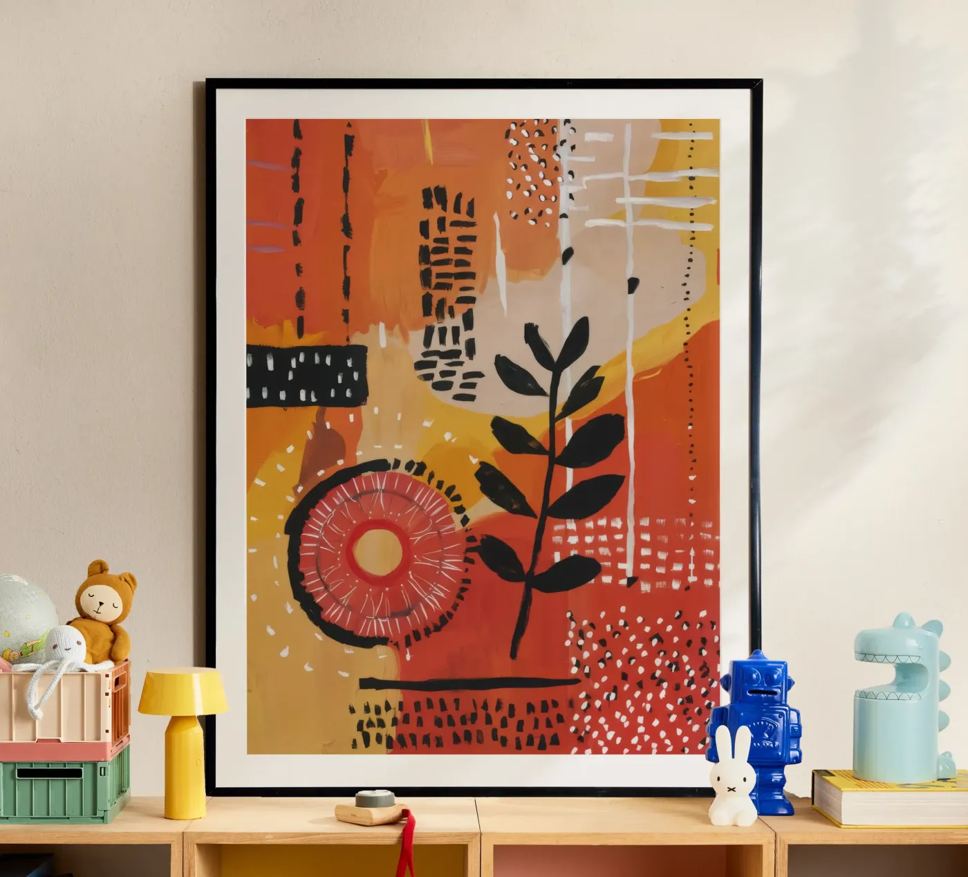 Primitive Rhythm Grid poster by Zep Layers