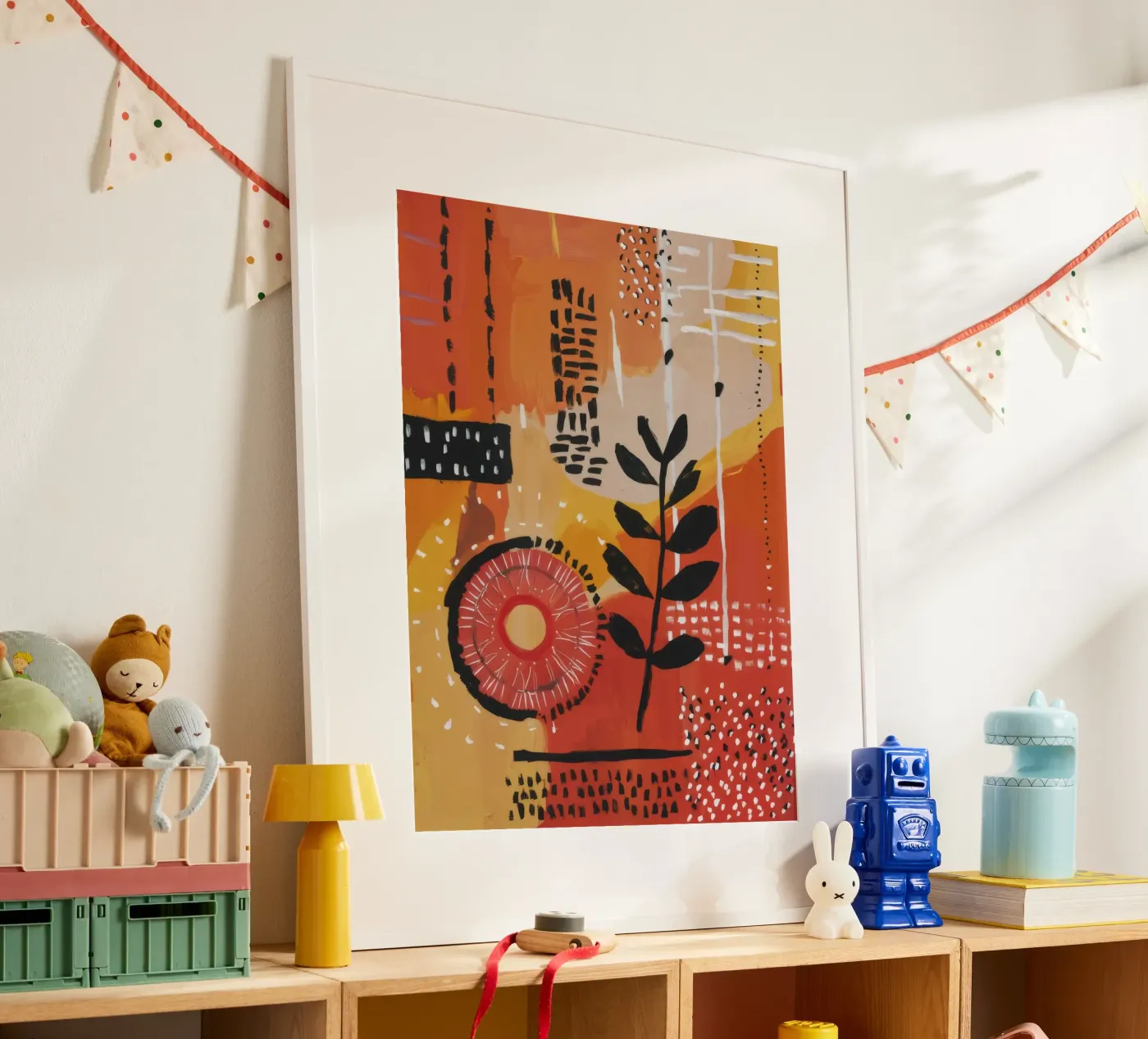 Primitive Rhythm Grid poster by Zep Layers