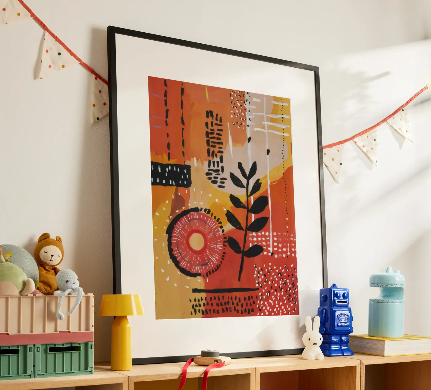 Primitive Rhythm Grid poster by Zep Layers