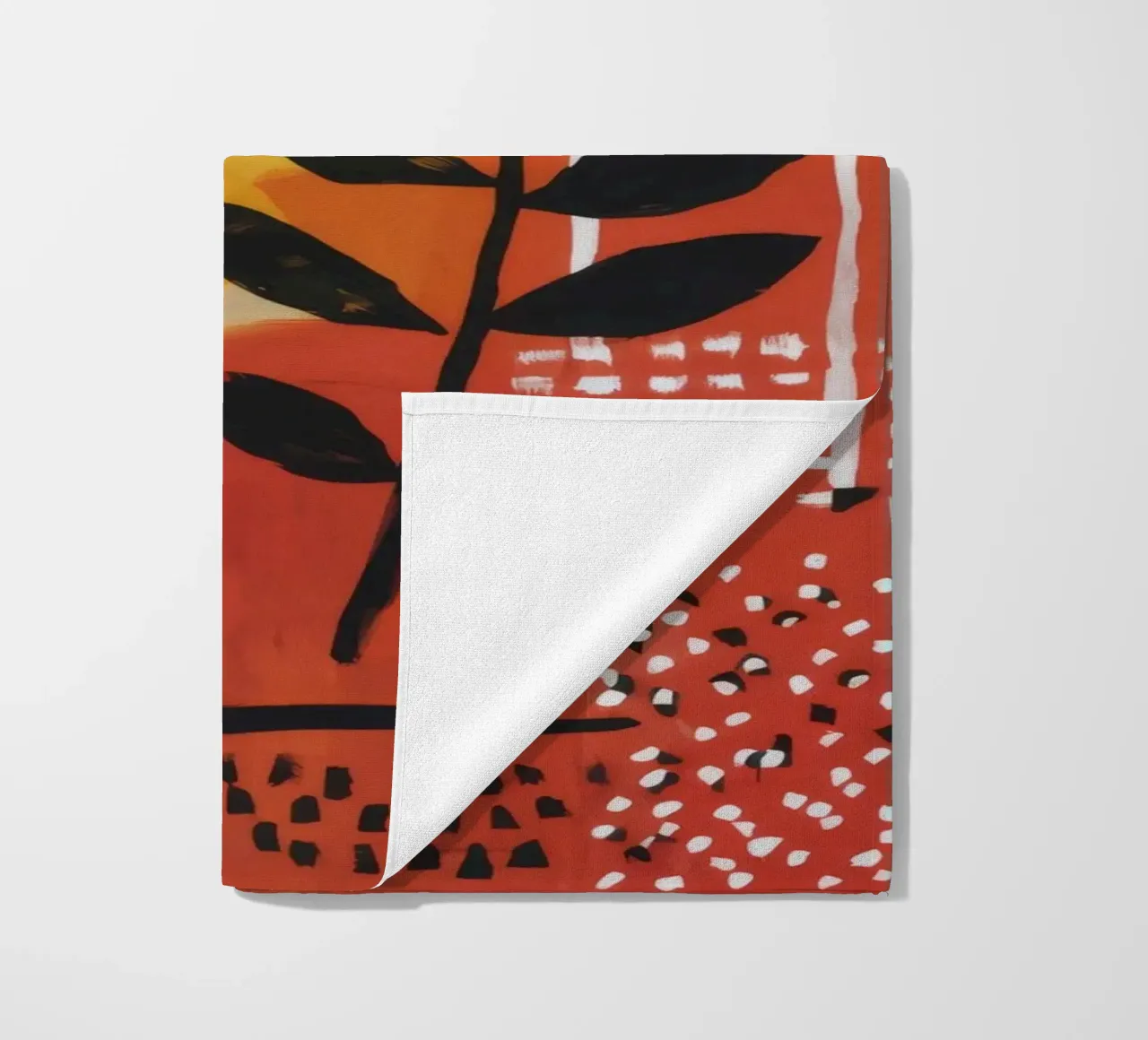 Primitive Rhythm Grid beach towel by Zep Layers