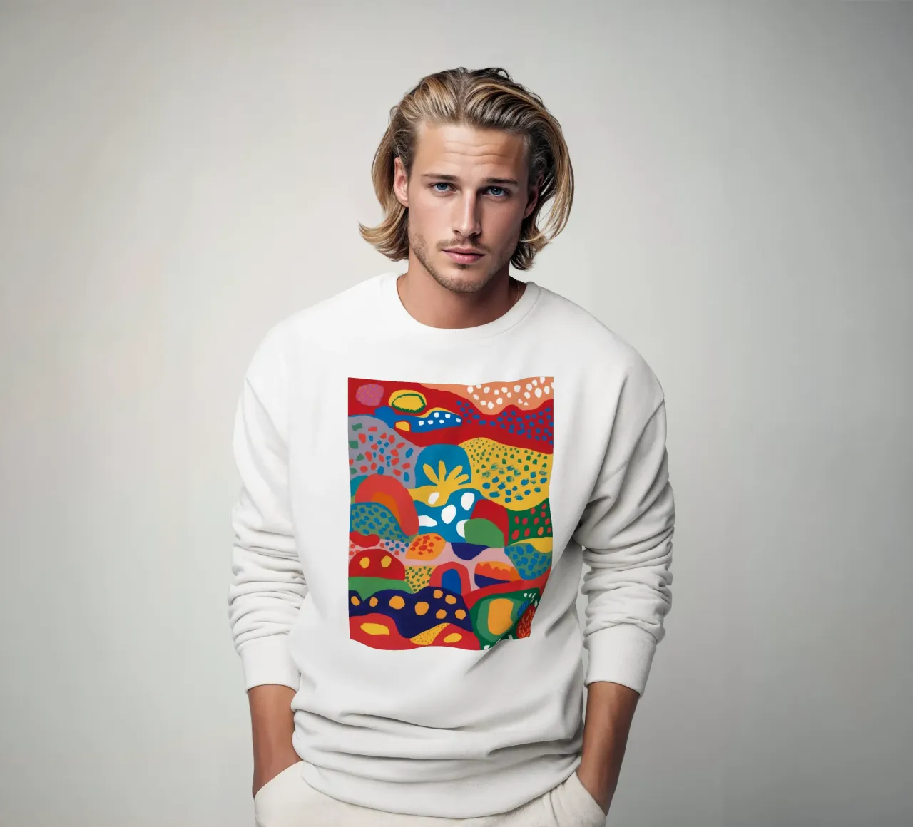 Flusso di terra colorata felpa da Zep Layers