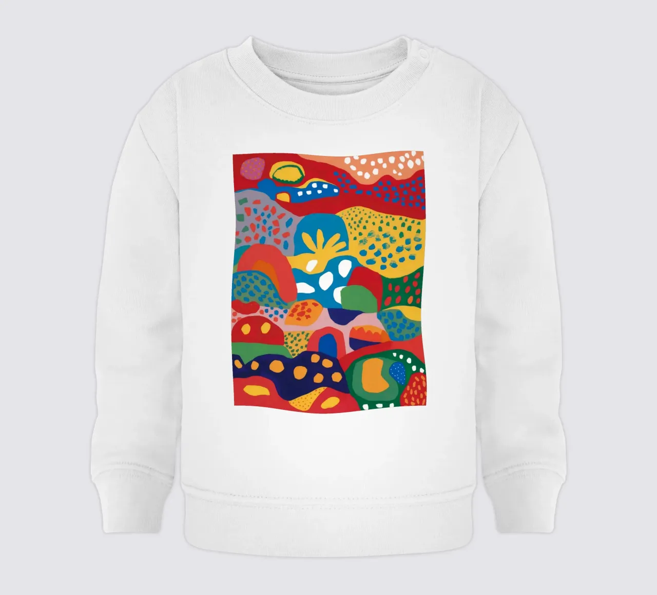 Flusso di terra colorata felpa neonato da Zep Layers