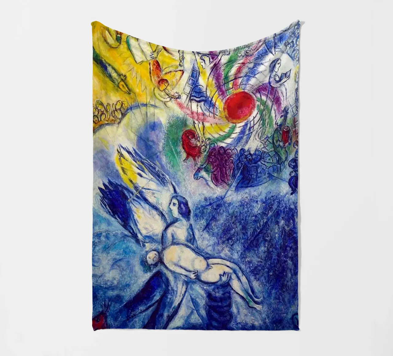 Marc Chagall LA CRÉATION DE L'HOMME 1956-1958 fleece blanket by DuncanBennett shop