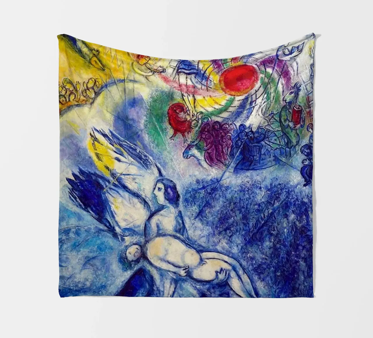Marc Chagall LA CRÉATION DE L'HOMME 1956-1958 fleece blanket by DuncanBennett shop