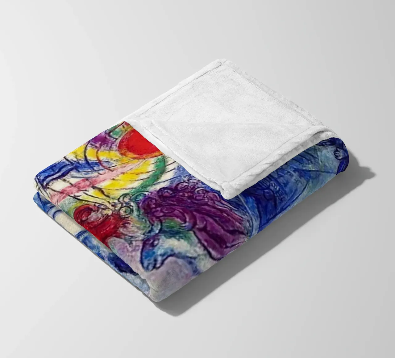 Marc Chagall LA CRÉATION DE L'HOMME 1956-1958 fleece blanket by DuncanBennett shop