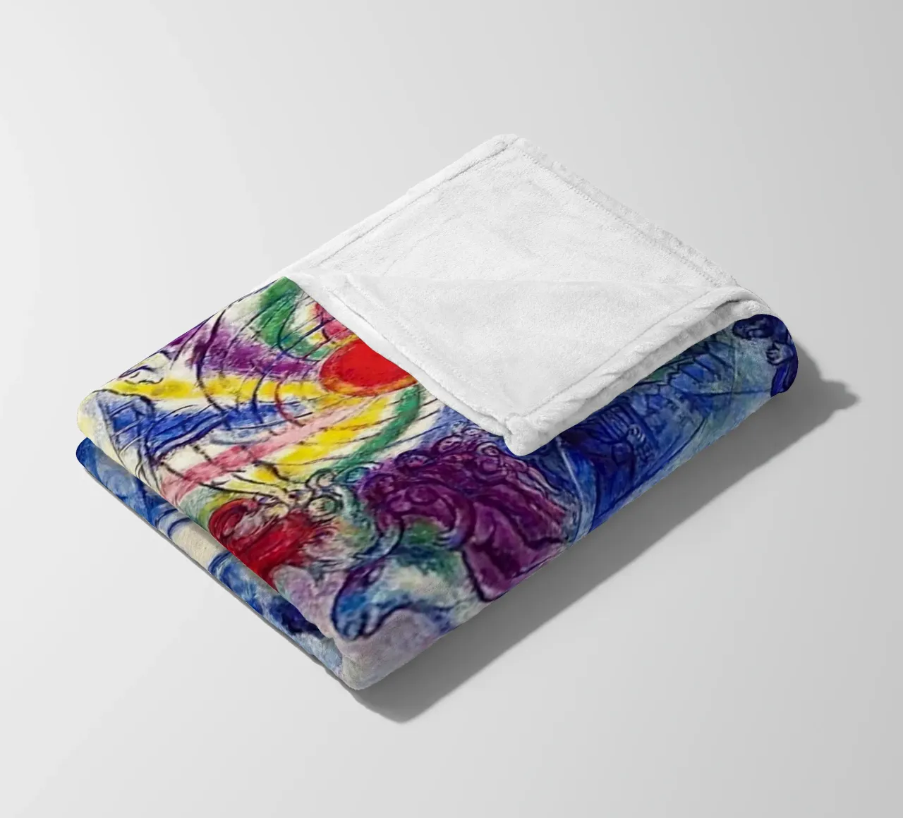 Marc Chagall LA CRÉATION DE L'HOMME 1956-1958 fleece blanket by DuncanBennett shop