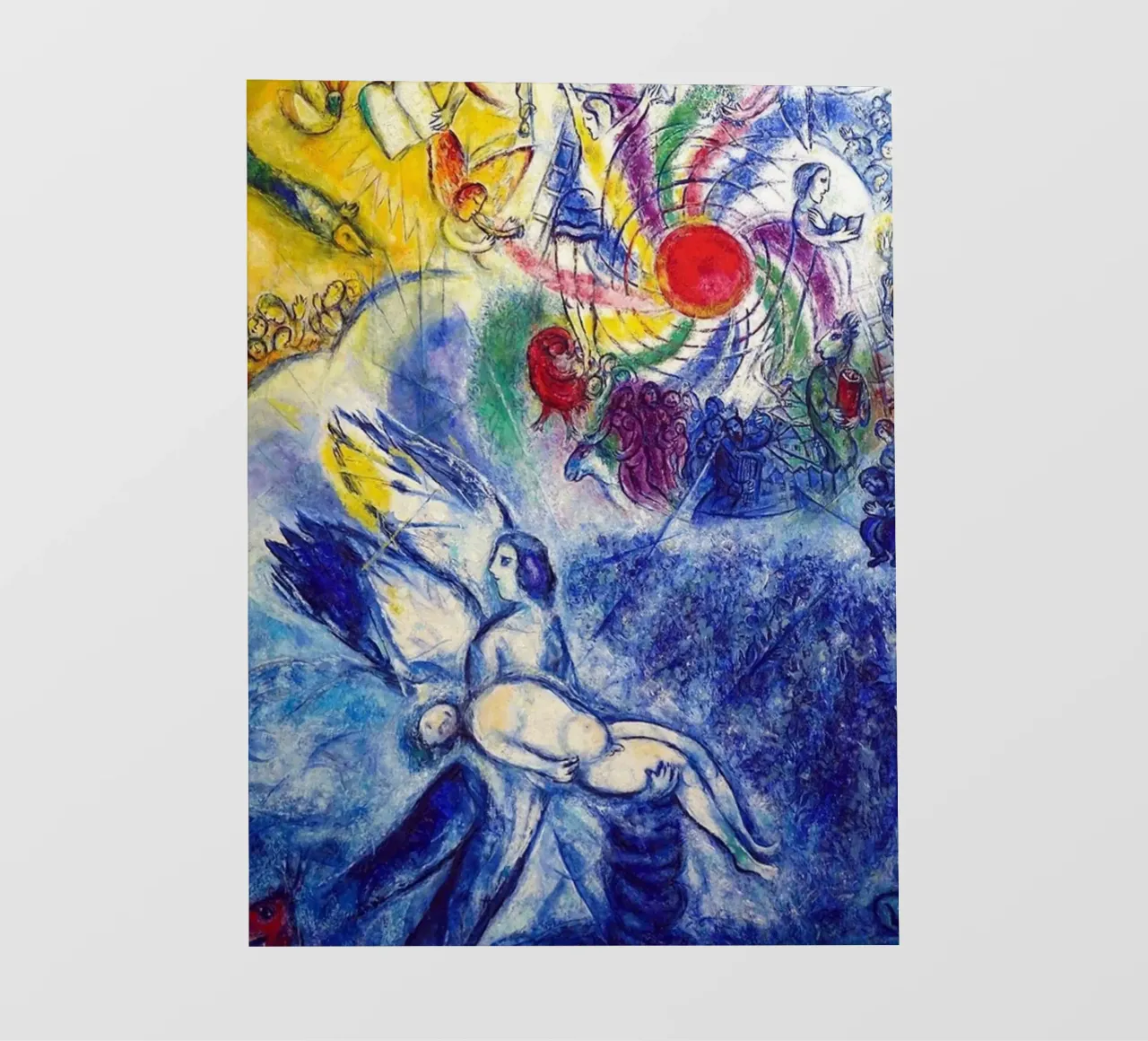 Marc Chagall LA CRÉATION DE L'HOMME 1956-1958 backlit film by DuncanBennett shop